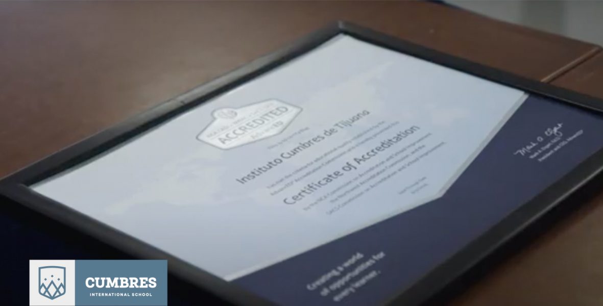Certificado de acreditación Instituto Cumbres Tijuana